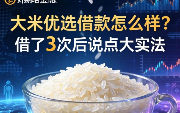 大米优选借款怎么样？我借了3次后说点大实话