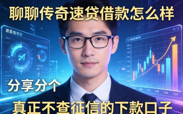 聊聊传奇速贷借款怎么样，分享几个真正不查征信的下款口子