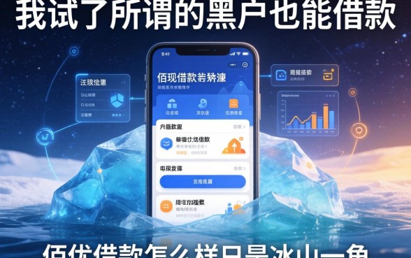 我试了所谓的黑户也能借款的软件，发现佰优借款怎么样只是冰山一角