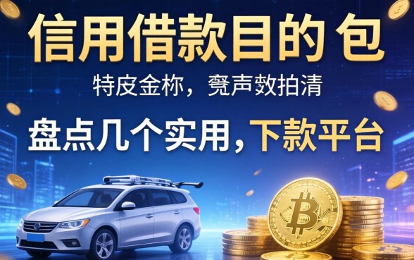信用借款目的包括哪些方面?盘点几个实用的下款平台
