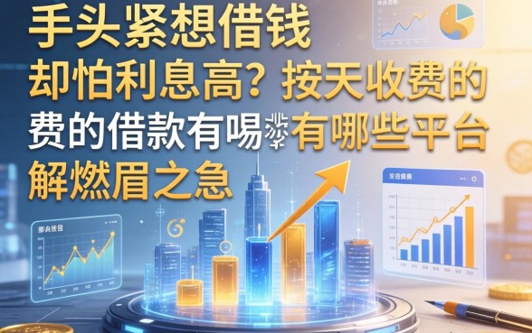 手头紧想借钱却怕利息高?按天收费的借款有哪些平台能解燃眉之急?