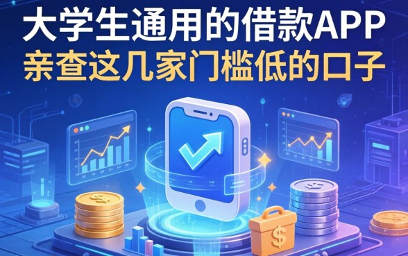 大学生常用的借款app有哪些？亲测这几家门槛低的口子