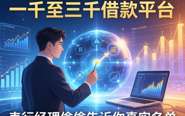 一千至三千的借款平台有哪些？支行经理偷偷告诉你真实名单