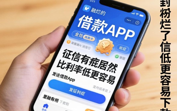 我翻烂了手机里的借款app，发现征信有瑕疵居然比利率低更容易下款