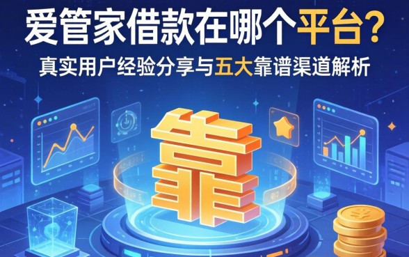 爱管家借款在哪个平台？真实用户经验分享与五大靠谱渠道解析