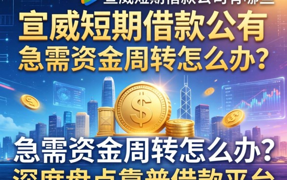 宣威短期借款公司有哪些？急需资金周转怎么办？深度盘点靠谱借款平台