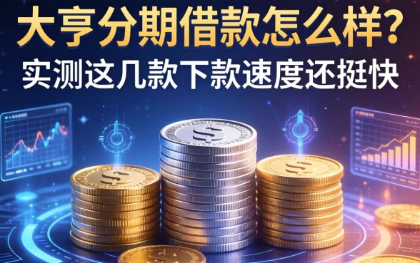 大亨分期借款怎么样？实测这几款下款速度还挺快
