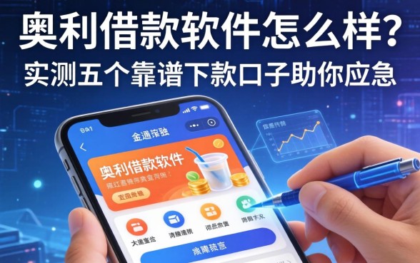奥利借款软件怎么样？实测五个靠谱下款口子助你应急