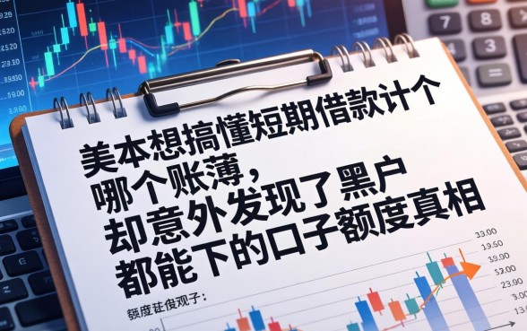 我本想搞懂短期借款计入哪个账薄，却意外发现了黑户都能下的口子额度真相
