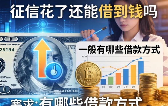征信花了还能借到钱吗，一般有哪些借款方式呢