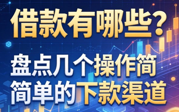 不用填信息的借款有哪些？盘点几个操作简单的下款渠道