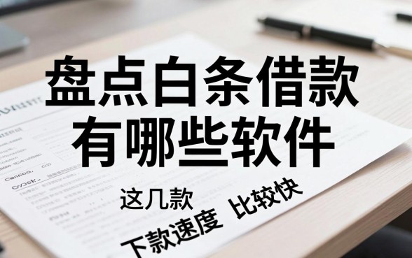 盘点白条借款有哪些软件,这几款下款速度比较快