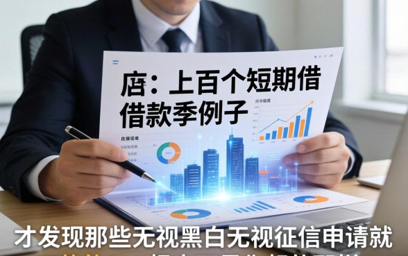 我翻了上百个短期借款例子,才发现那些无视黑白无视征信申请就下款的app根本不是你想的那样