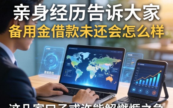 亲身经历告诉大家备用金借款未还会怎么样，这几家口子或许能解燃眉之急