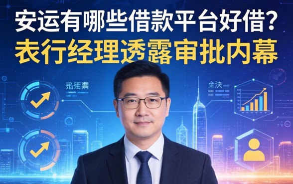 安远有哪些借款平台好借？支行经理透露审批内幕