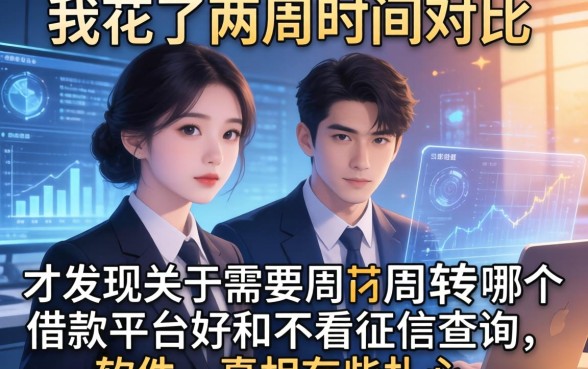 我花了两周时间对比，才发现关于需要周转哪个借款平台好和不看征信查询的软件，真相有些扎心