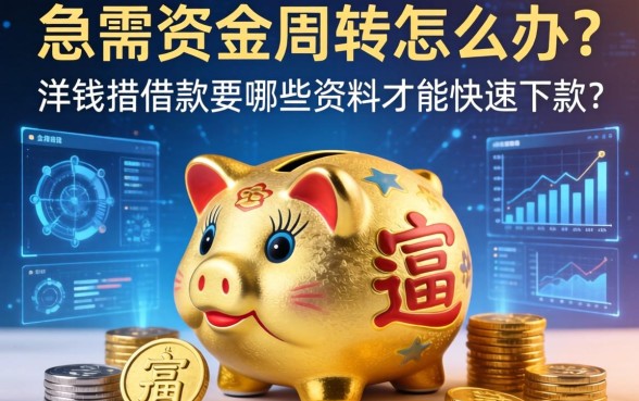 急需资金周转怎么办？洋钱罐借款要哪些资料才能快速下款？