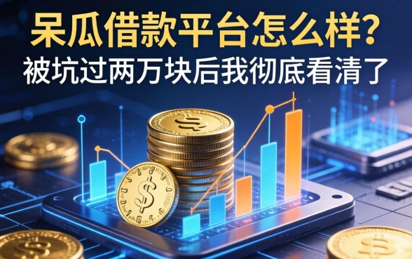 呆瓜借款平台怎么样？被坑过两万块后我彻底看清了