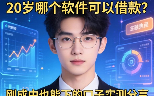 20岁哪个软件可以借款？刚成年也能下的口子实测分享