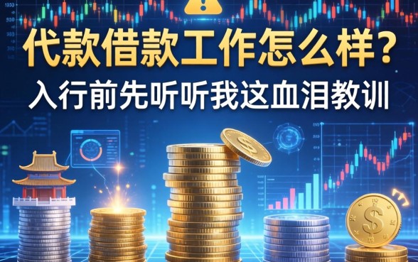 代款借款工作怎么样？入行前先听听我这血泪教训