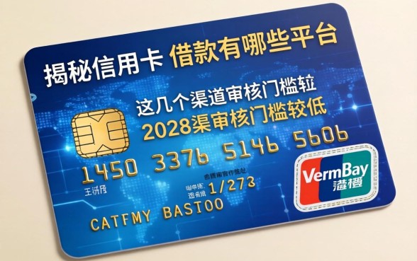 揭秘信用卡的借款有哪些平台，这几个渠道审核门槛较低