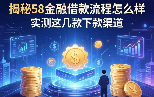 揭秘58金融借款流程怎么样，实测这几款下款渠道