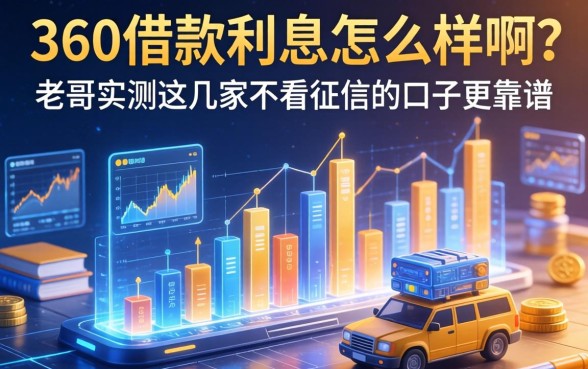 360借款利息怎么样啊？老哥实测这几家不看征信的口子更靠谱