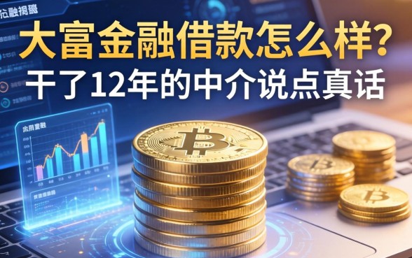 大富金融借款怎么样？干了12年的中介说点真话