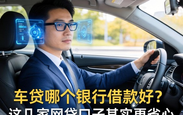 亲身经历分享：车贷哪个银行借款好？这几家网贷口子其实更省心