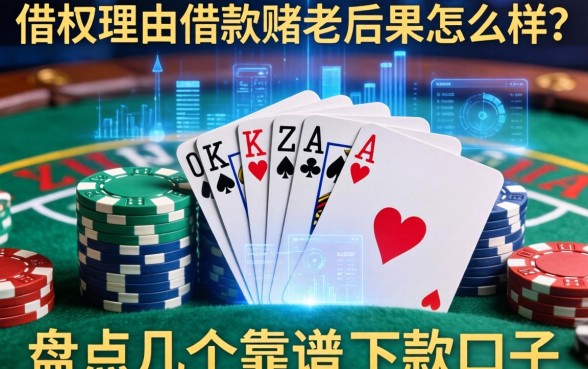 虚构理由借款赌博后果怎么样?盘点几个靠谱的下款口子