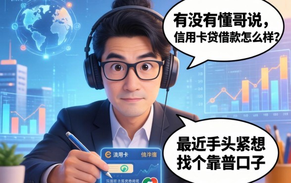 有没有懂哥说说信用卡贷借款怎么样?最近手头紧想找个靠谱口子