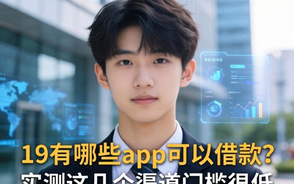 19岁有哪些app可以借款？实测这几个渠道门槛很低