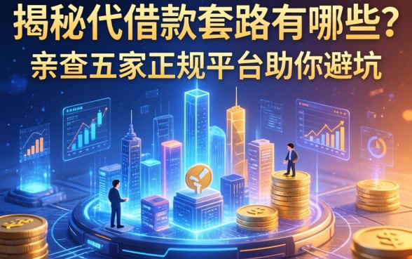 揭秘代借款的套路有哪些?亲测五家正规平台助你避坑