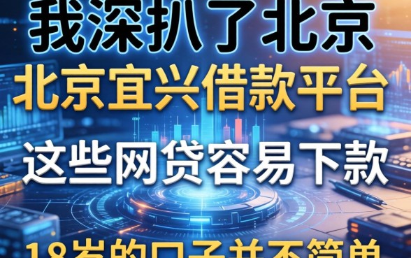 我深扒了北京宜兴借款平台，发现这些网贷容易下款18岁的口子并不简单