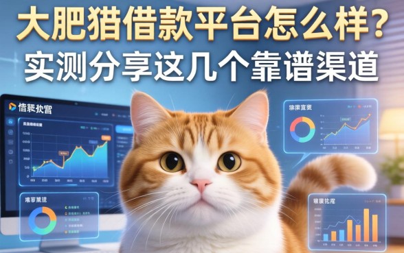大肥猫借款平台怎么样？实测分享这几个靠谱渠道