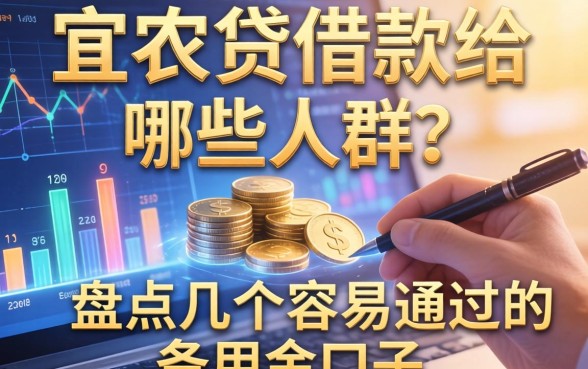 宜农贷借款给哪些人群？盘点几个容易通过的备用金口子
