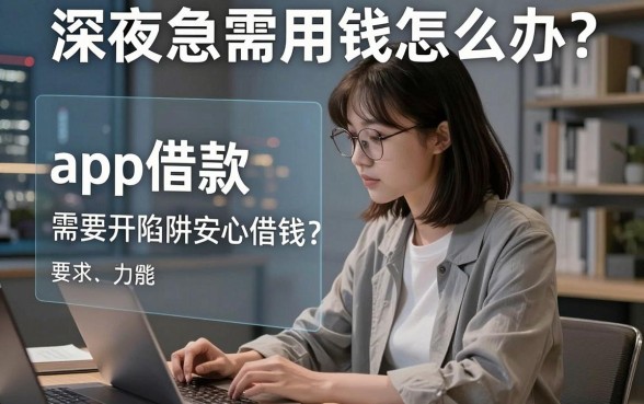深夜急需用钱怎么办？app借款需要哪些功能才能避开陷阱安心借钱？