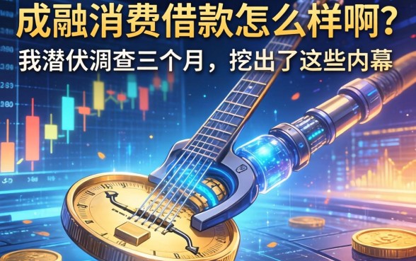 成融消费借款怎么样啊？我潜伏调查三个月，挖出了这些内幕