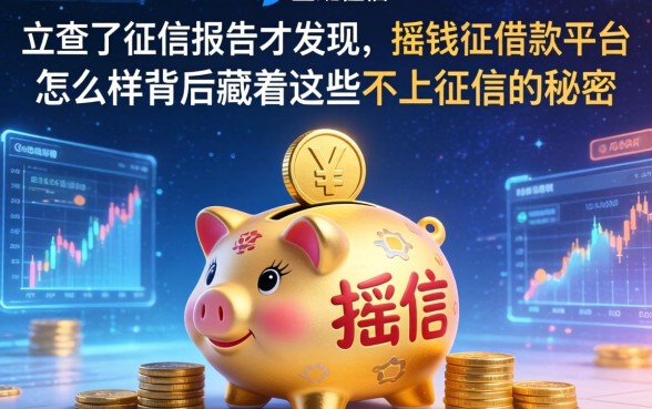 我查了征信报告才发现，摇钱罐借款平台怎么样背后藏着这些不上征信的秘密