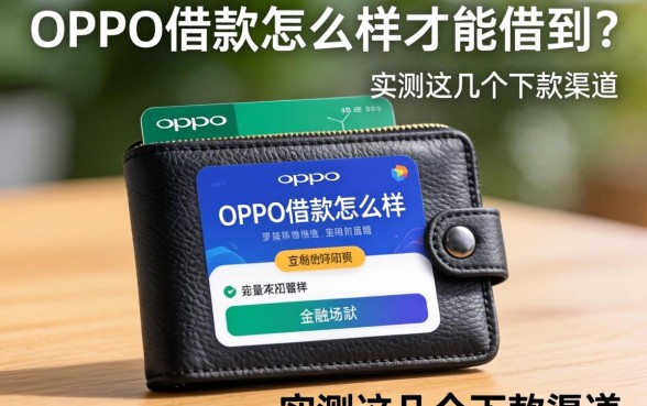 oppo钱包借款怎么样才能借到？实测这几个下款渠道