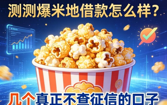 实测爆米花借款怎么样?分享几个真正不查征信的口子