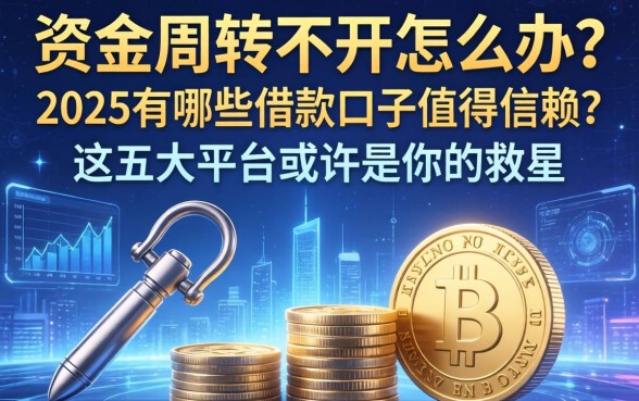 资金周转不开怎么办?2025有哪些借款口子值得信赖?这五大平台或许是你的救星