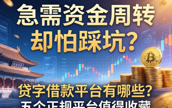 急需资金周转却怕踩坑？贷字借款平台有哪些？这五个正规平台值得收藏