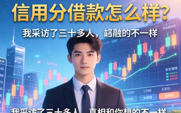 信用分借款怎么样？我采访了三十多人，真相和你想的不一样