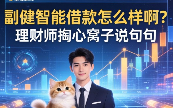 一健智能借款怎么样啊？理财师掏心窝子说几句