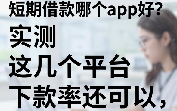 短期借款哪个app好?实测这几个平台下款率还可以