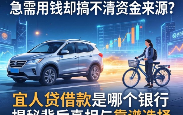 急需用钱却搞不清资金来源？宜人贷借款是哪个银行？揭秘背后真相与靠谱选择