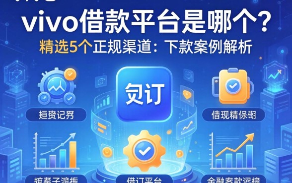 vivo借款平台是哪个?精选5个正规渠道与下款案例解析