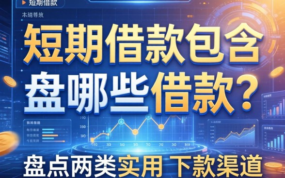 短期借款包含哪些借款?盘点两类实用的下款渠道