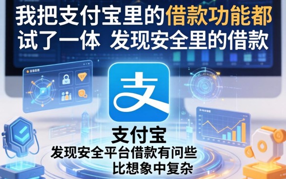 我把支付宝里的借款功能都试了一遍,发现安全平台借款有哪些比想象中复杂